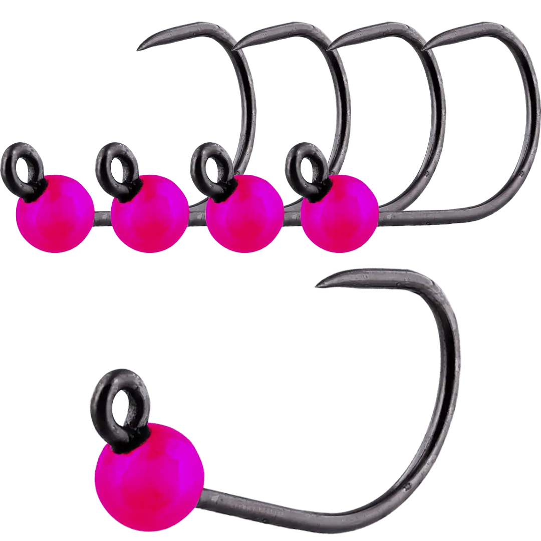 Westin Softlure Single Hook Tungsten Jighoved Pink 0,40 Gram St. 6 - Jighoveder mv.