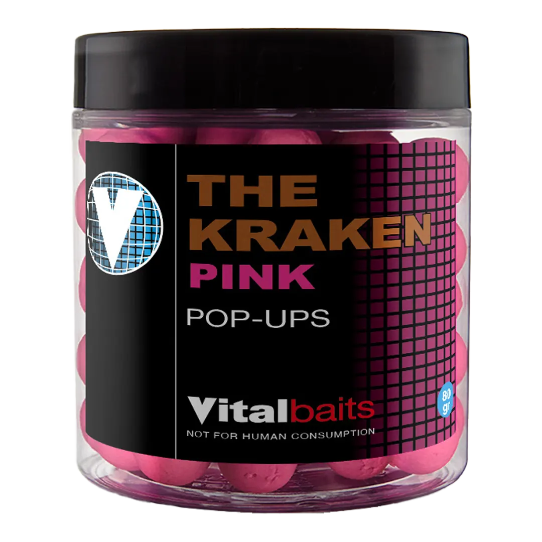 Vital Baits Pop-ups The Kraken Pink 14mm - Pop-up Boilies