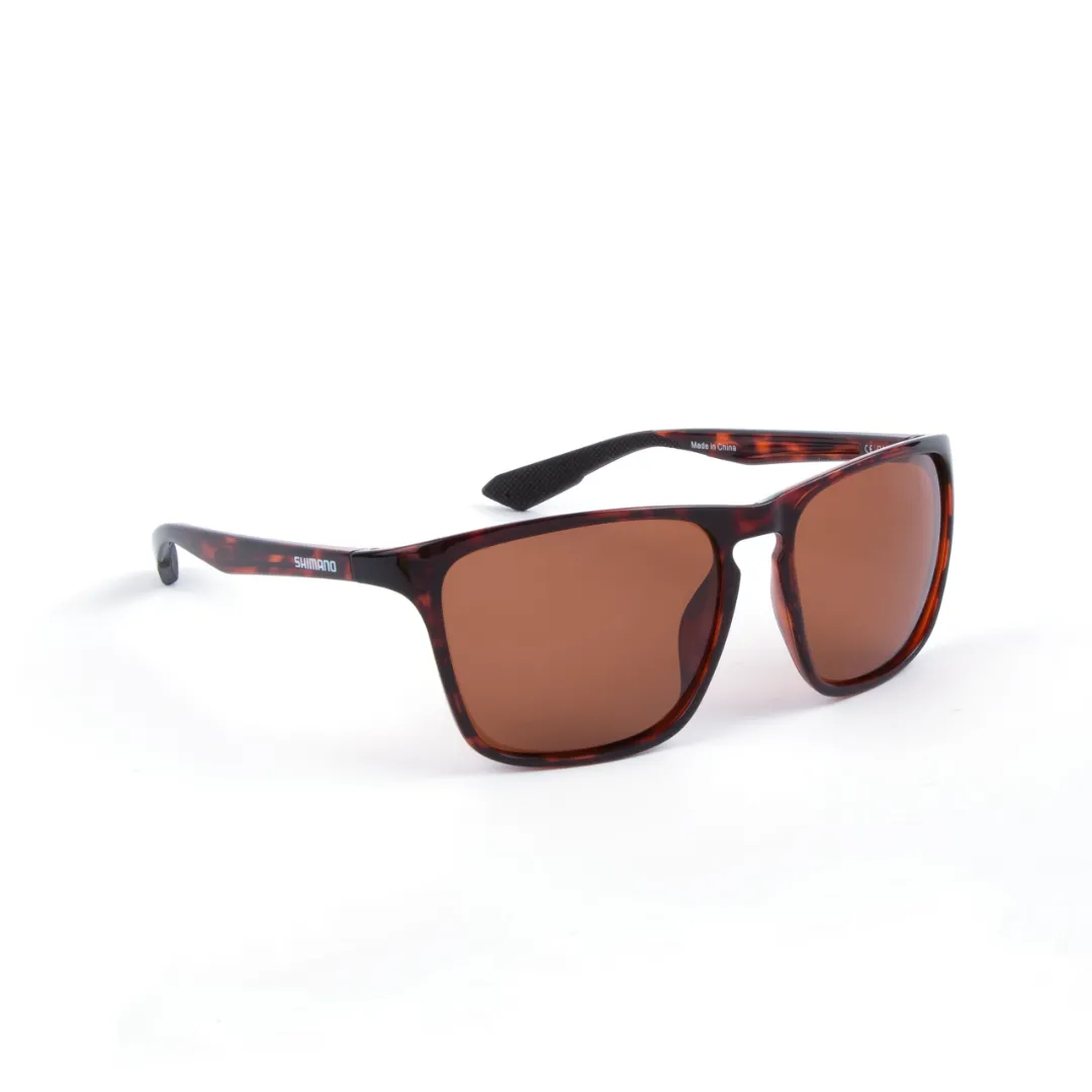 Shimano Polaroid Solbriller Tortoiseshell & Copper - Fiskebriller