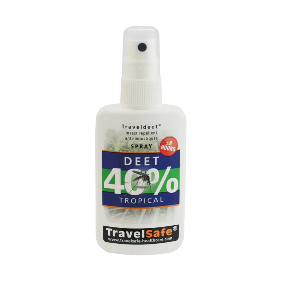 TravelSafe TravelDEET 40% Myggespray 60ml - Myggenet/Myggespray