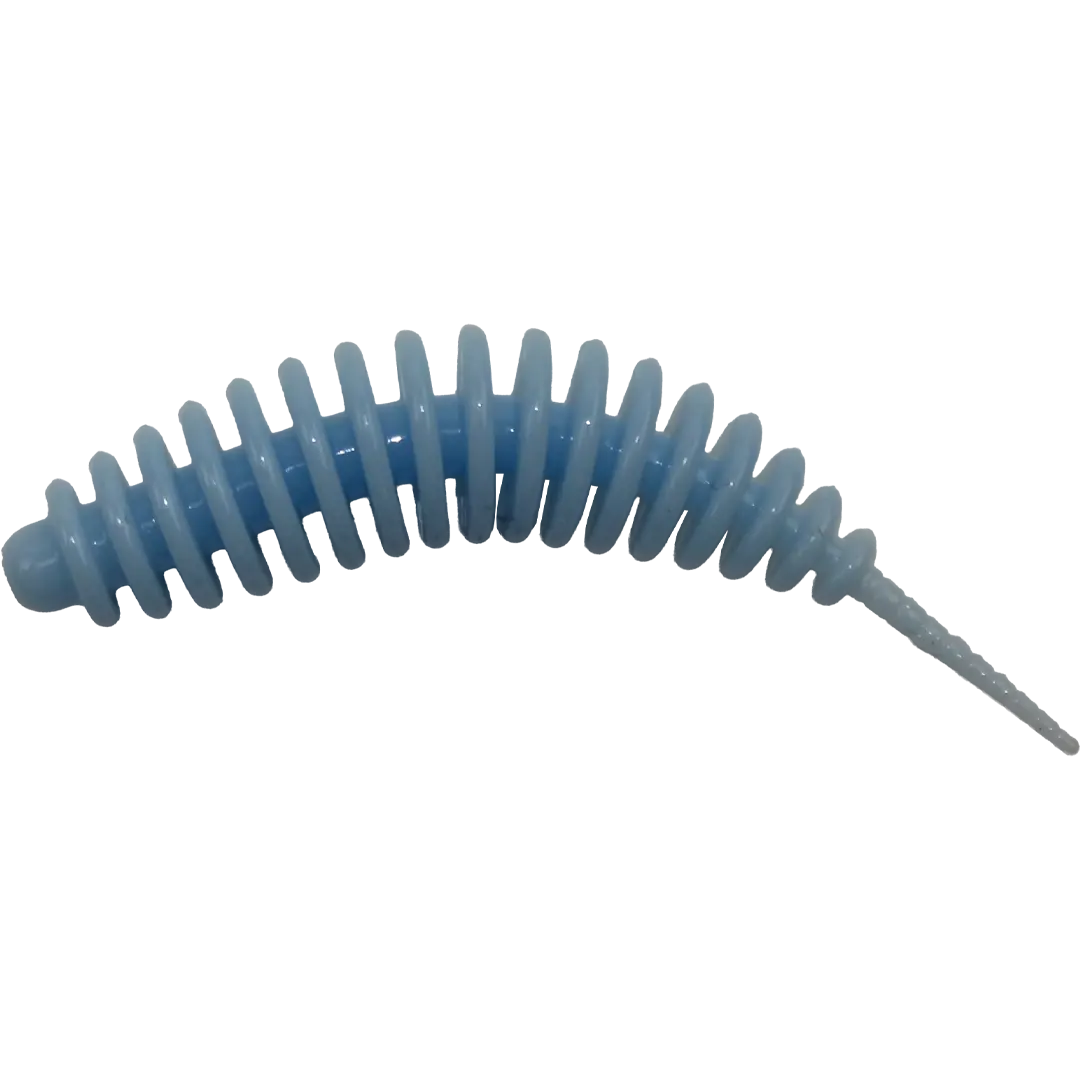Ultimate Trout Troutworm Garlic White Blue - Put & Take