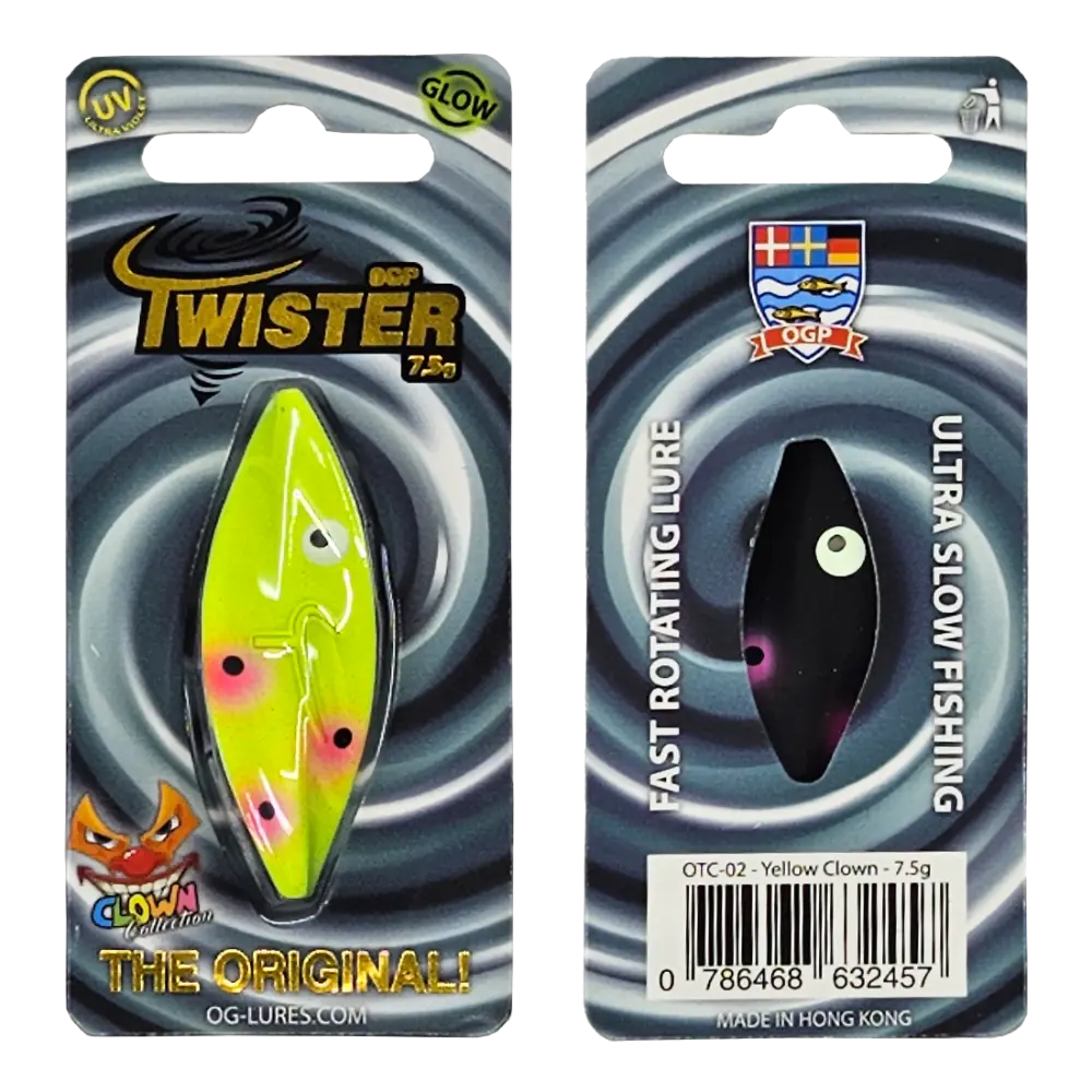 OGP Twister Clown 2 Gram Yellow Clown - Gennemløber