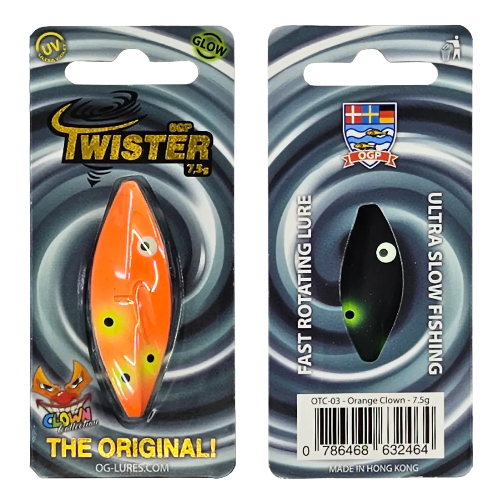 OGP Twister Clown 2 Gram Orange Clown - Gennemløber