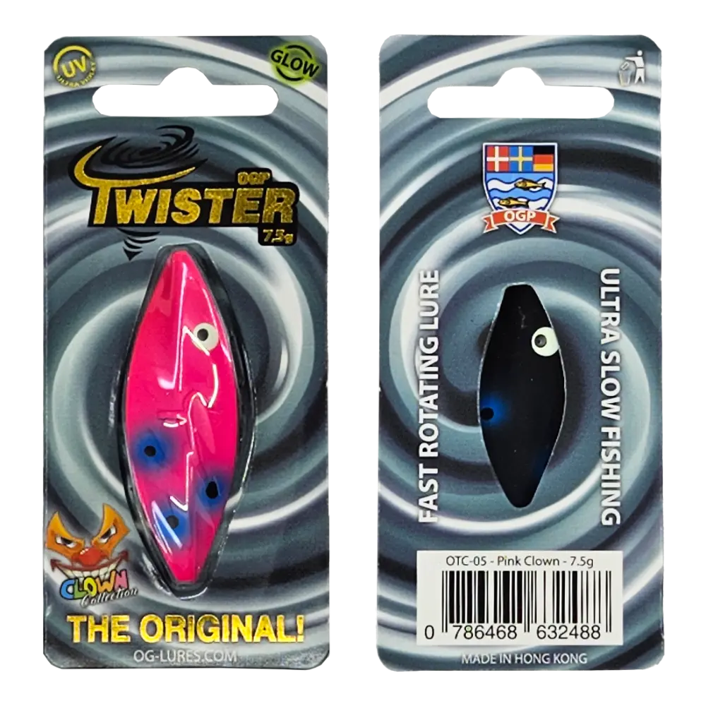 OGP Twister Clown 7,5 Gram Pink Clown - Gennemløber