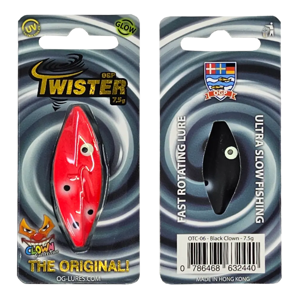 OGP Twister Clown 2 Gram Black Clown - Gennemløber