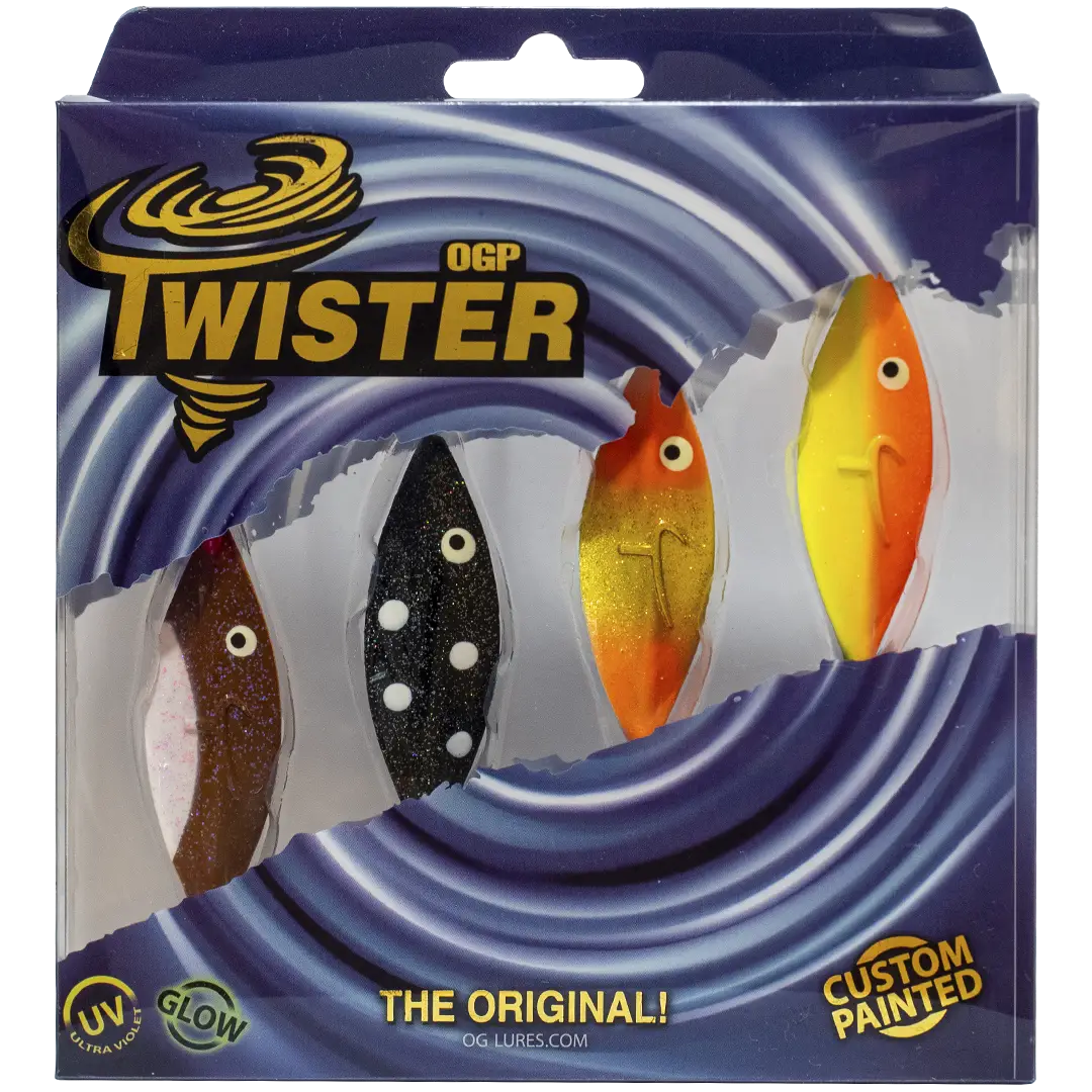 OGLures Custom Pakker Twister 7,5gram - Mikroblink