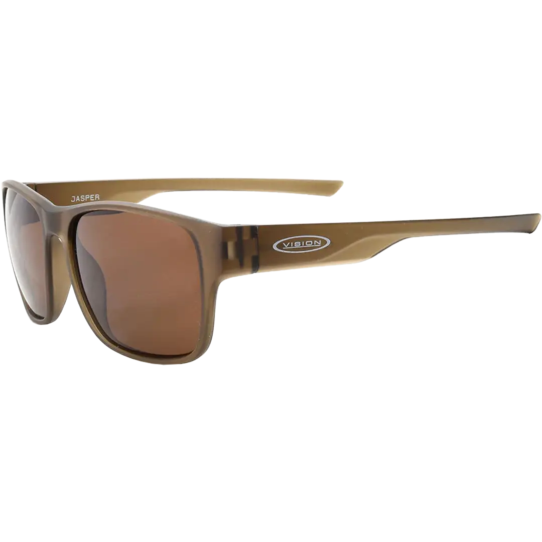 Vision Jasper Polarorid Solbriller Polarflite Brown - Fiskebriller