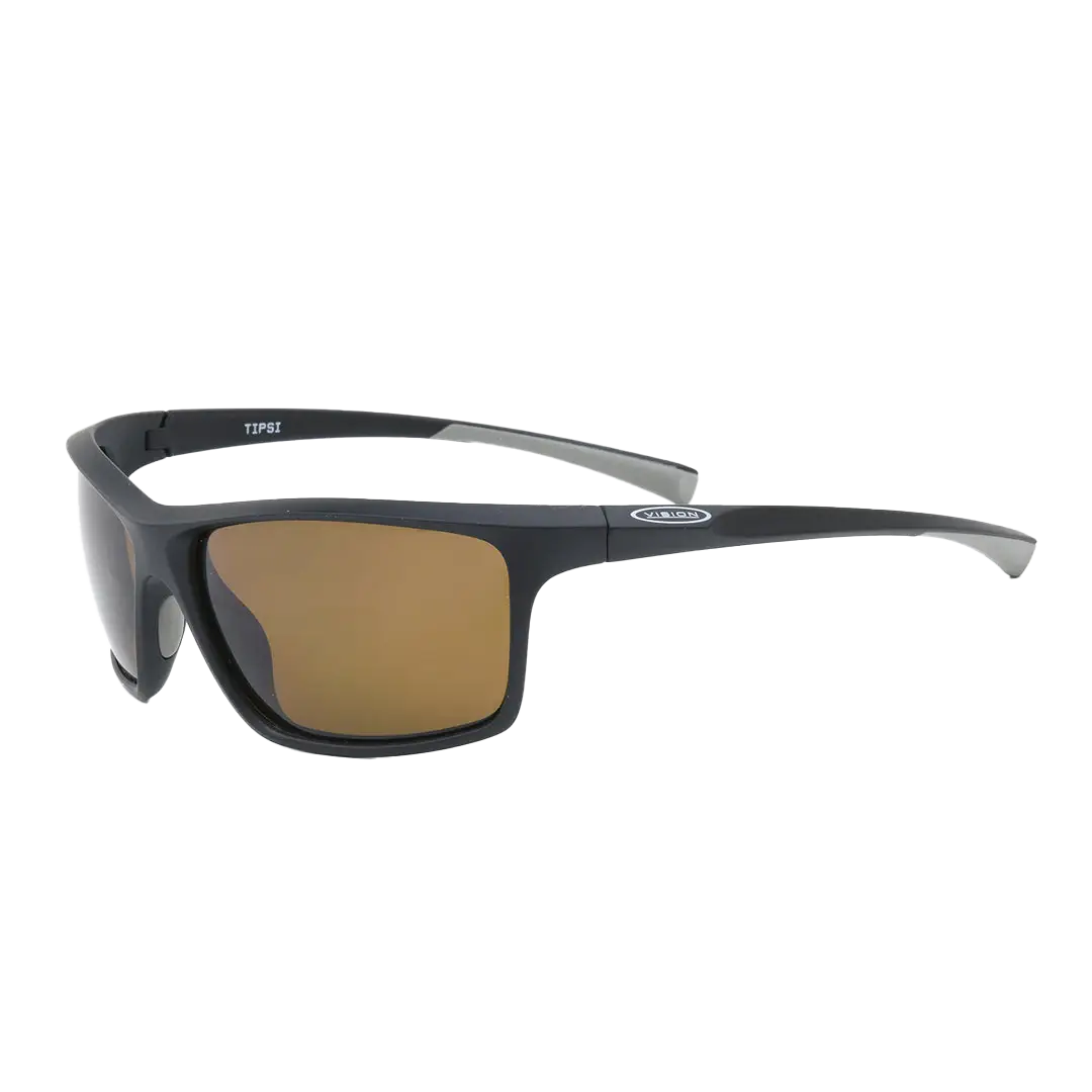 Vision Tipsi Polarorid Solbriller Polarflite Brown - Fiskebriller