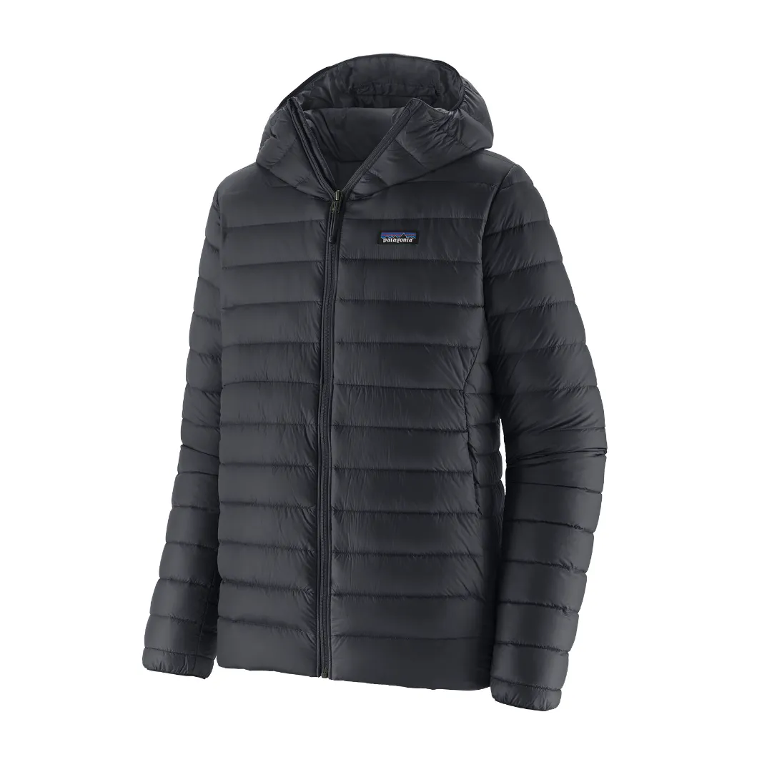 Patagonia M's Down Sweater Hoody BLK (Black) L - Dun & Fiber Jakker