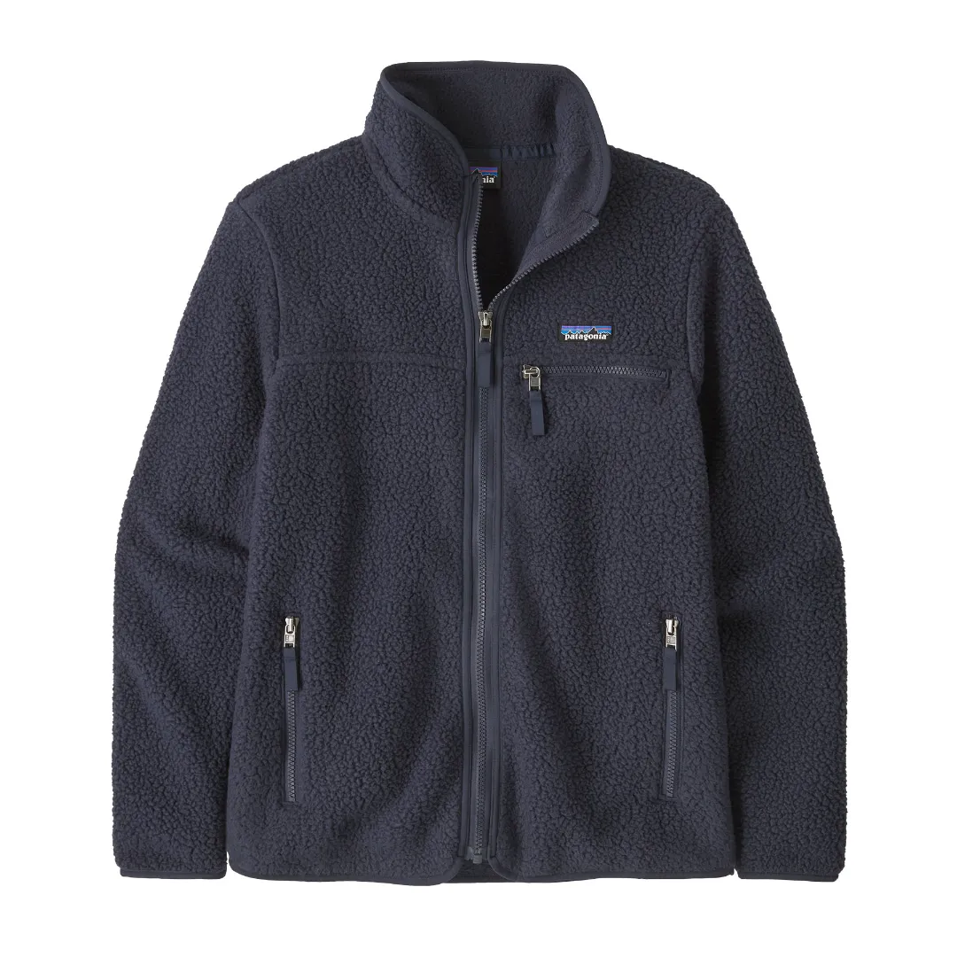 Patagonia Women's Retro Pile Fleece Jacket SNBE (Sunken Blue) XXL - Fleecejakker