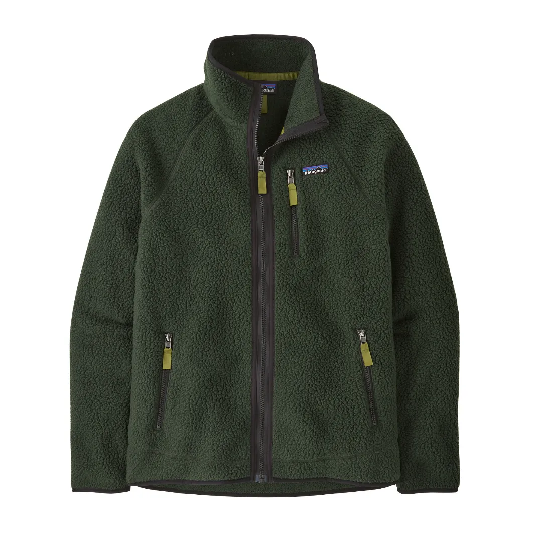 Patagonia Men's Retro Pile Fleece Jacket OLGG (Old Growth Green) XL - Fleecejakker