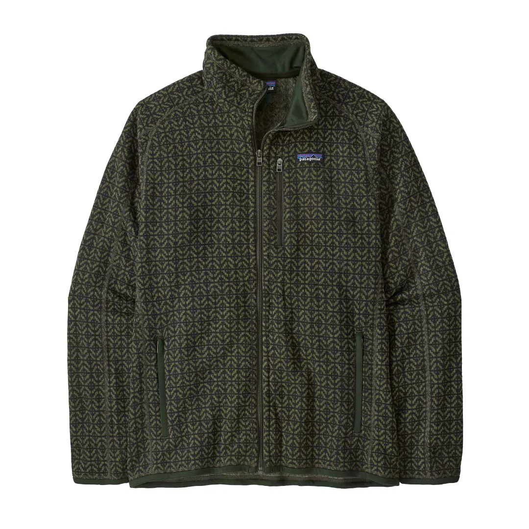 Patagonia Men's Better Sweater Fleece Jacket (Udgået Farver) SODG (Scales: Old Growth Green) L - Fleecejakker