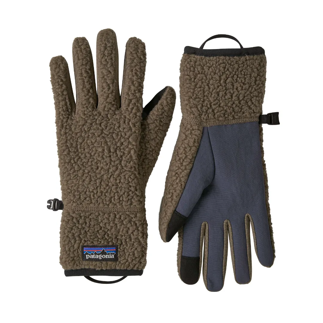 Patagonia Retro Pile Gloves MRLB (Marlow Brown) M - Patagonia - Spar Stort