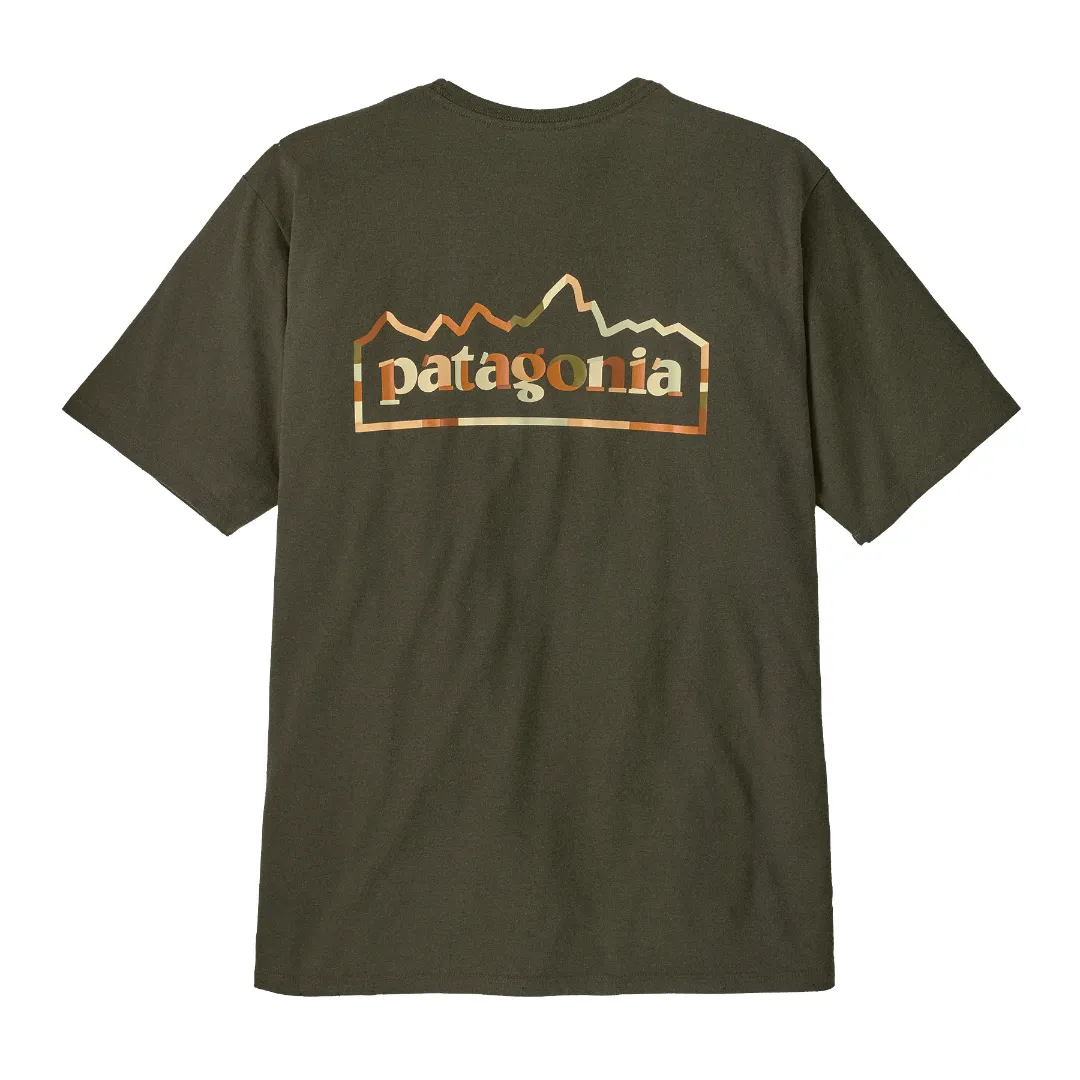 Patagonia M's Unity Fitz Responsibili-Tee - Flere Farver BSNG (Basin Green) S - T-shirt/Polo