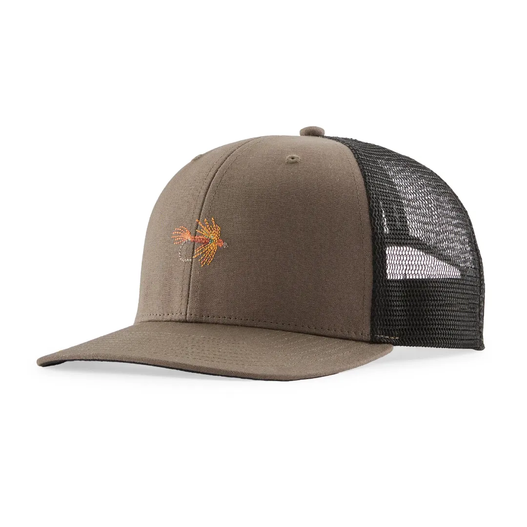Patagonia Take a Stand Trucker Hat PFML (Pheasant Fly: Marlow Brown) - Caps