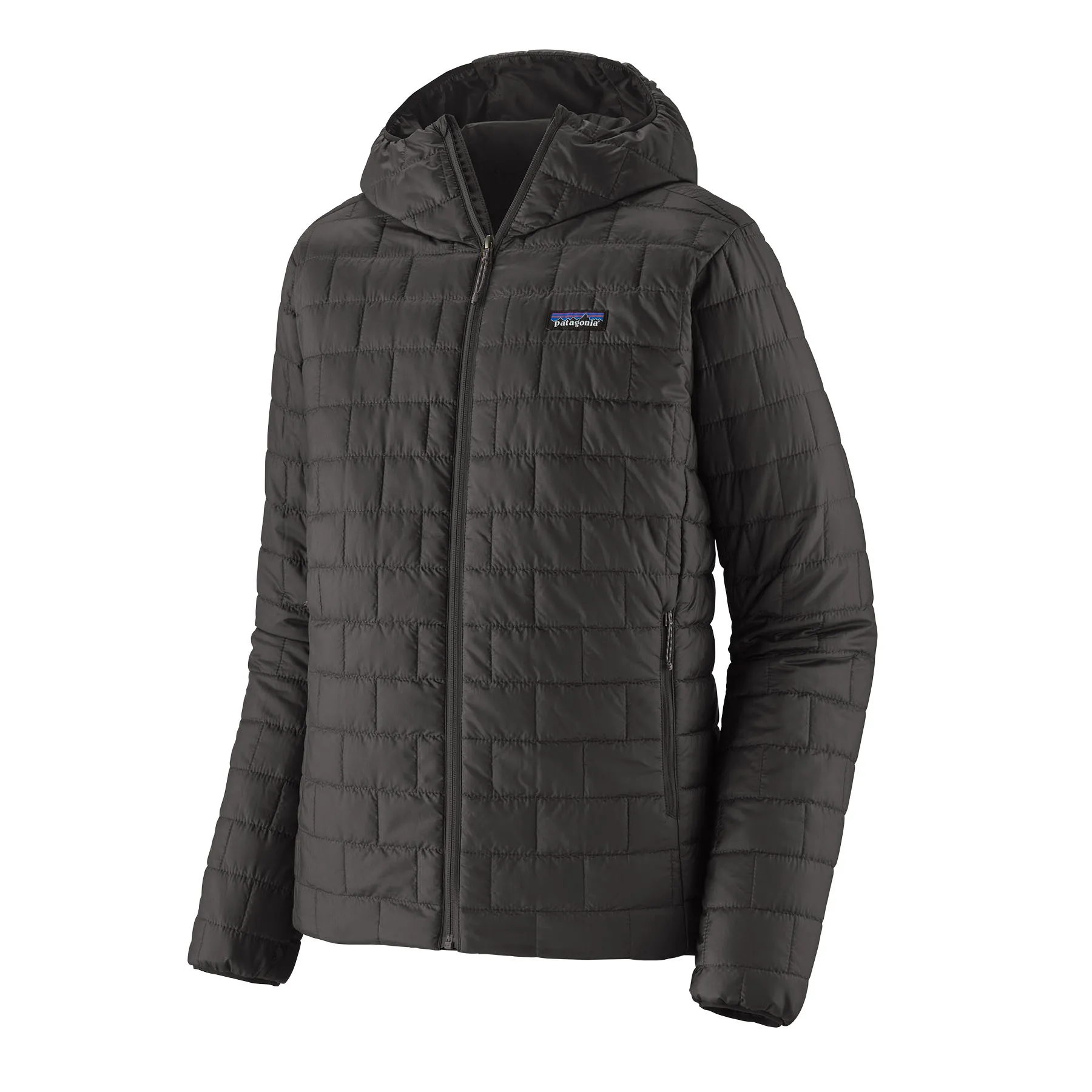 Patagonia M's Nano Puff Hoody BLK (Black) S - Dun & Fiber Jakker