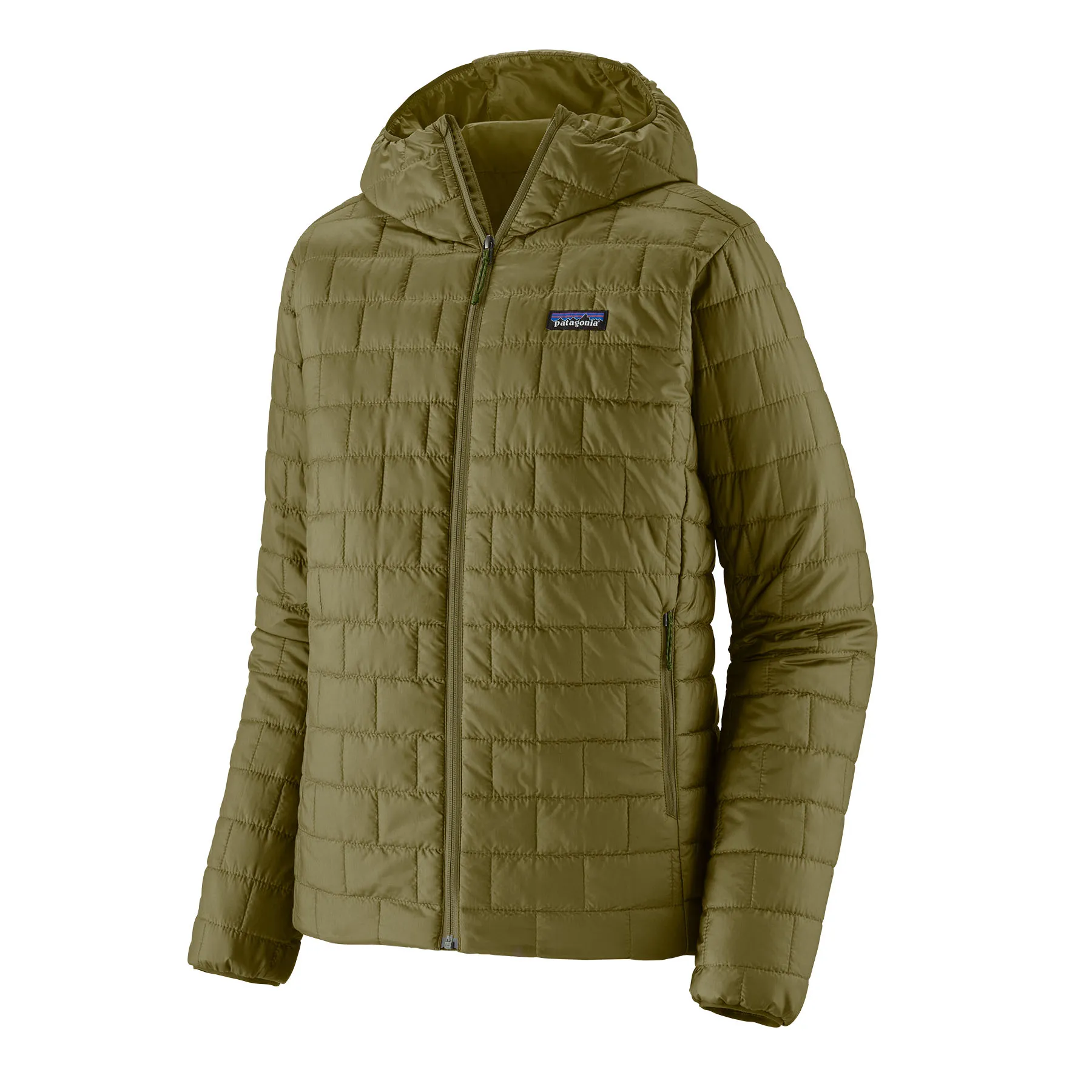 Patagonia M's Nano Puff Hoody - Udgået farver PNDG (Pond Green) S - Fritidsjakker