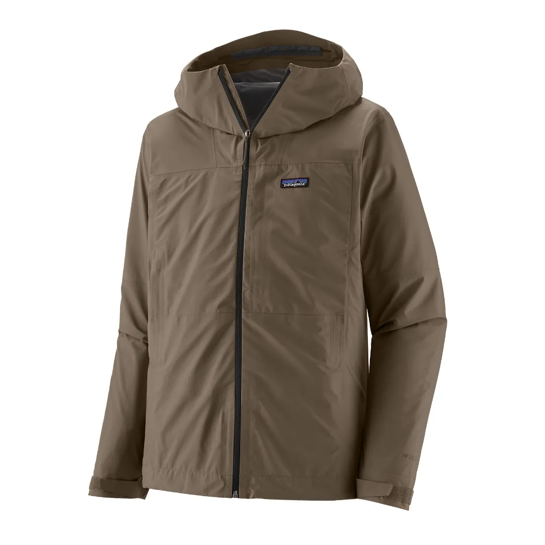 Patagonia M ́s Boulder Fork Rain Jkt (Udgået Farve) MRLB (Marlow Brown) XL - Fritidsjakker