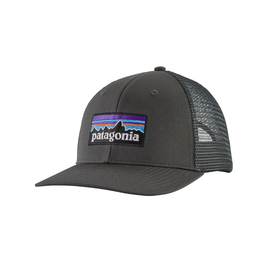 Patagonia P-6 Logo Trucker Hat FGE (Forge Grey) - Caps