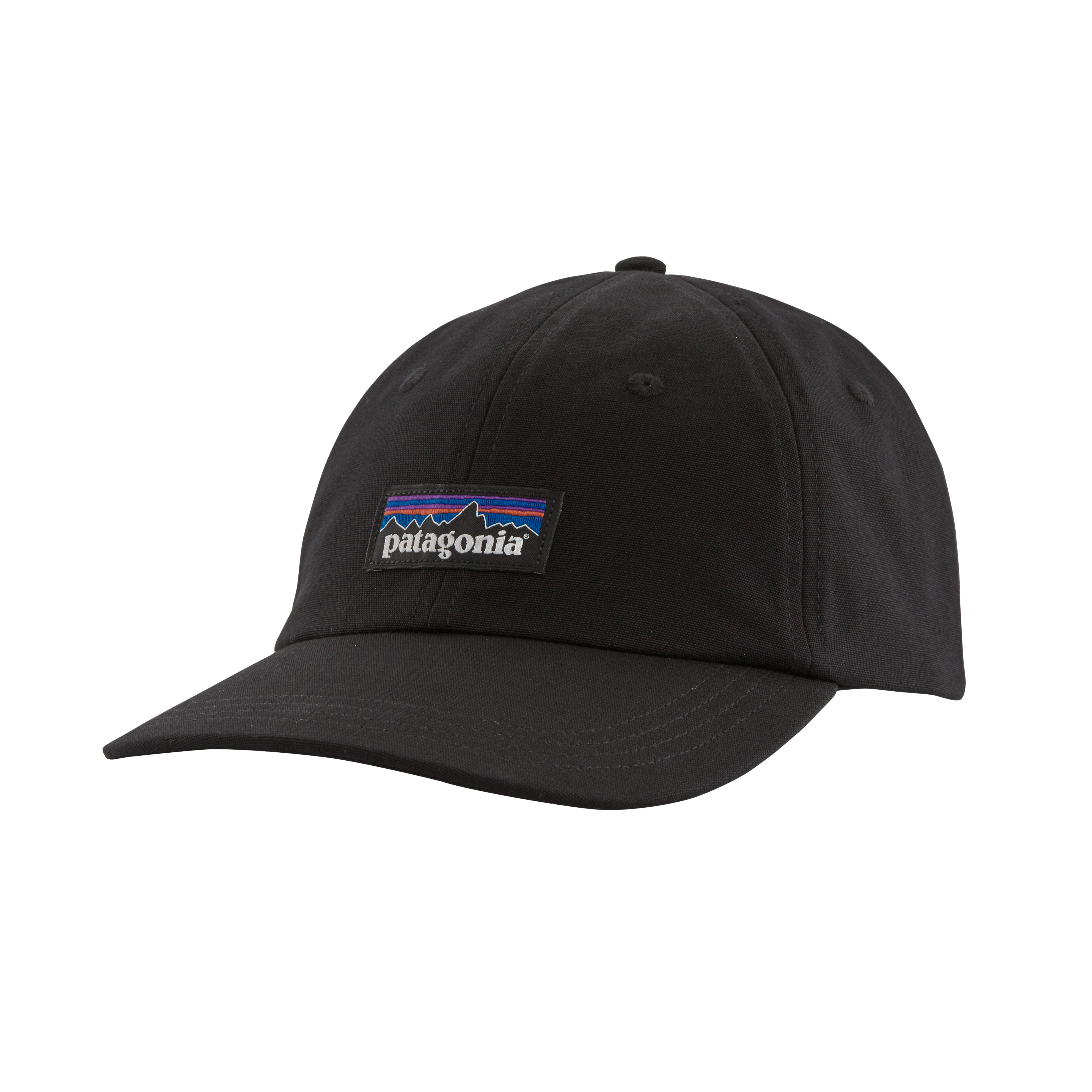 Patagonia P-6 Label Trad Cap BLK (Black) - Caps