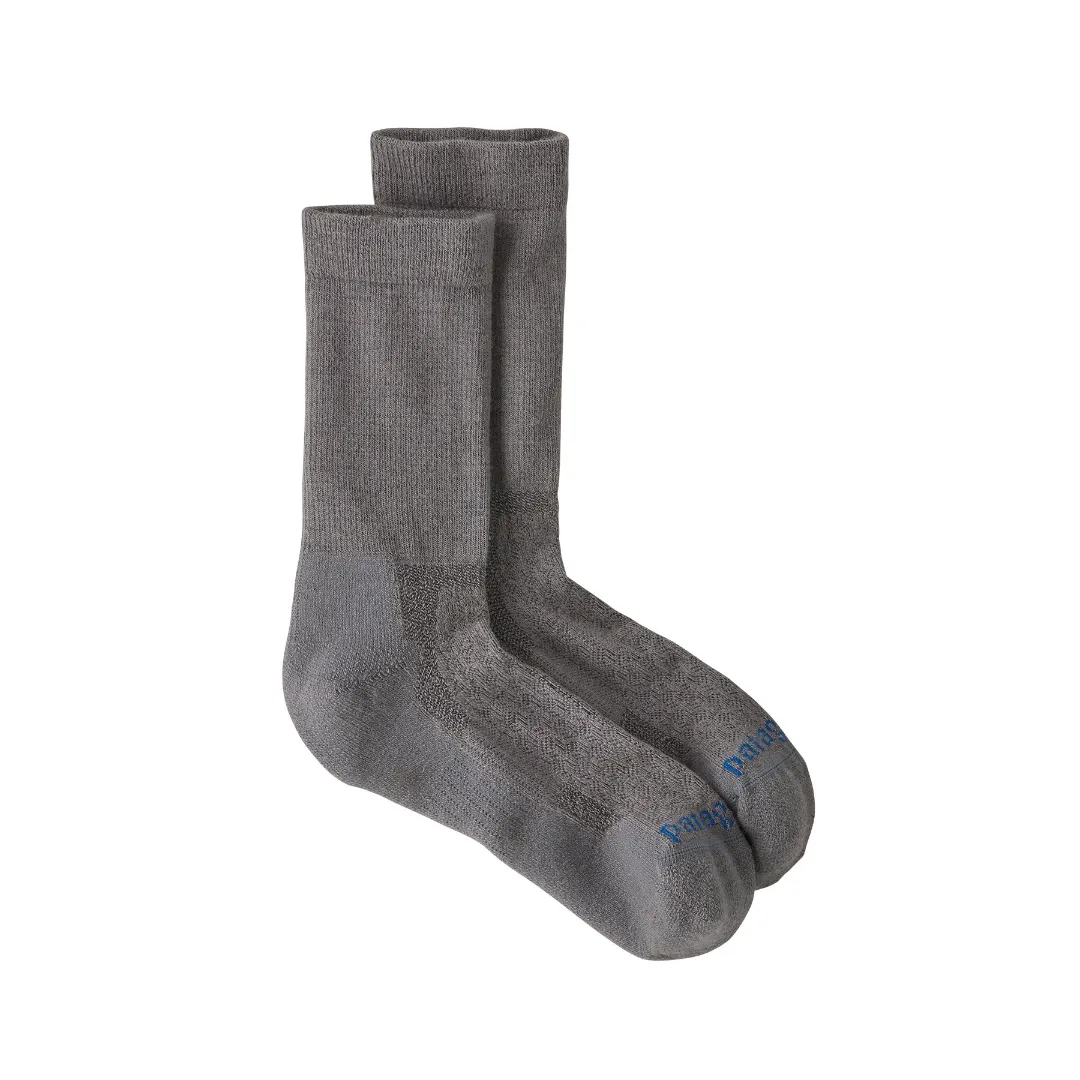 Patagonia Merino Wool Blend Crew Socks FEA (Feather Grey) M (38-41) - Strømper