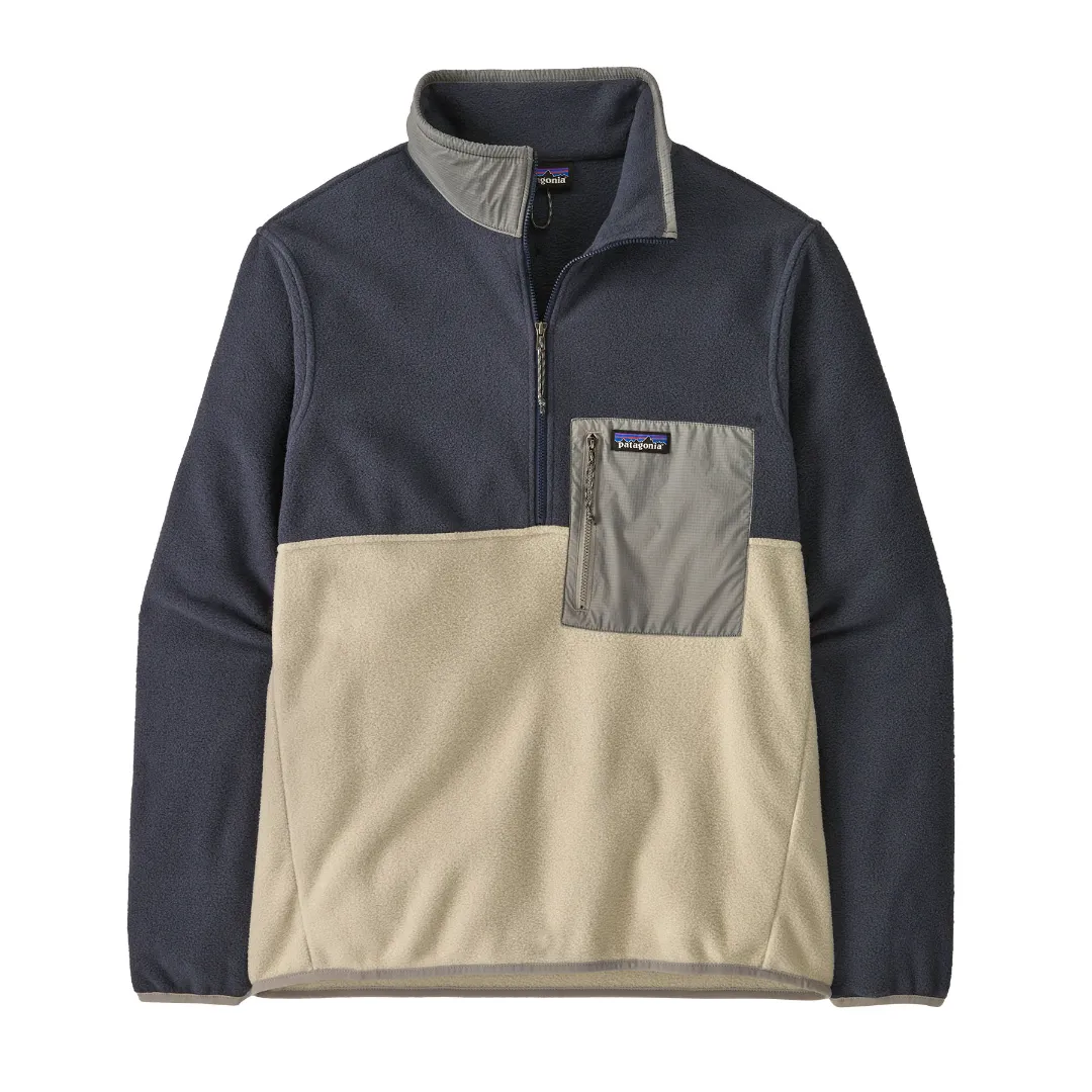 Patagonia Men's Microdini 1/2 Zip P/O Kun str. S og XXL PLCN (Pelican) XXL - Pullovers mv.