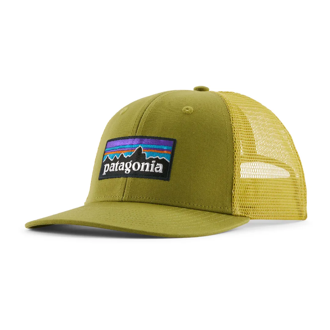 Patagonia P-6 Logo Trucker Hat GRZG (Graze Green) - Caps