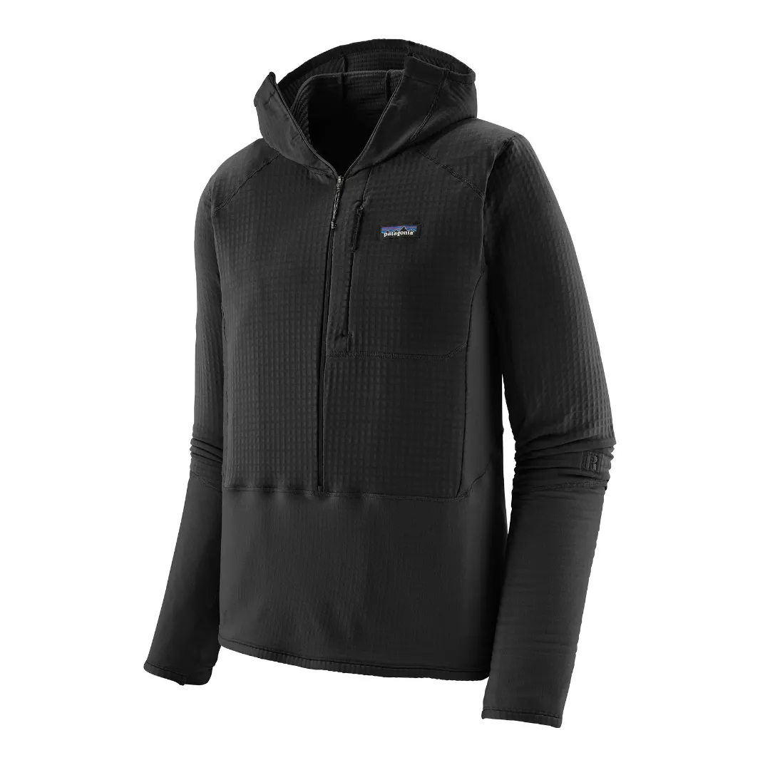 Patagonia M's R1 P/O Hoody BLK (Black) L - Pullovers mv.