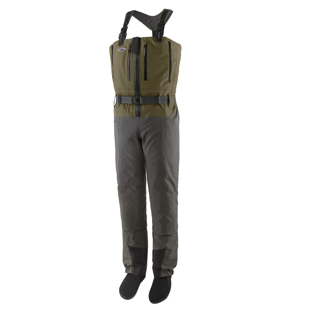 Patagonia Men's Swiftcurrent Expedition ZIP Front Waders BSNG (Basin Green) MLM - Åndbare waders
