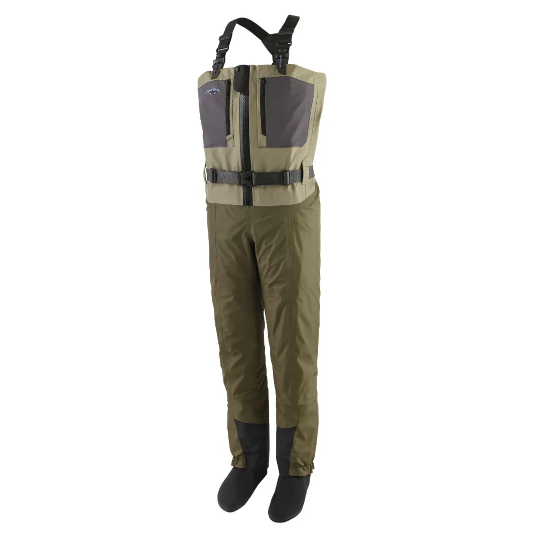Patagonia Men's Swiftcurrent Traverse Zip Front Waders RVGN (River Rock Green) MLL - Åndbare waders