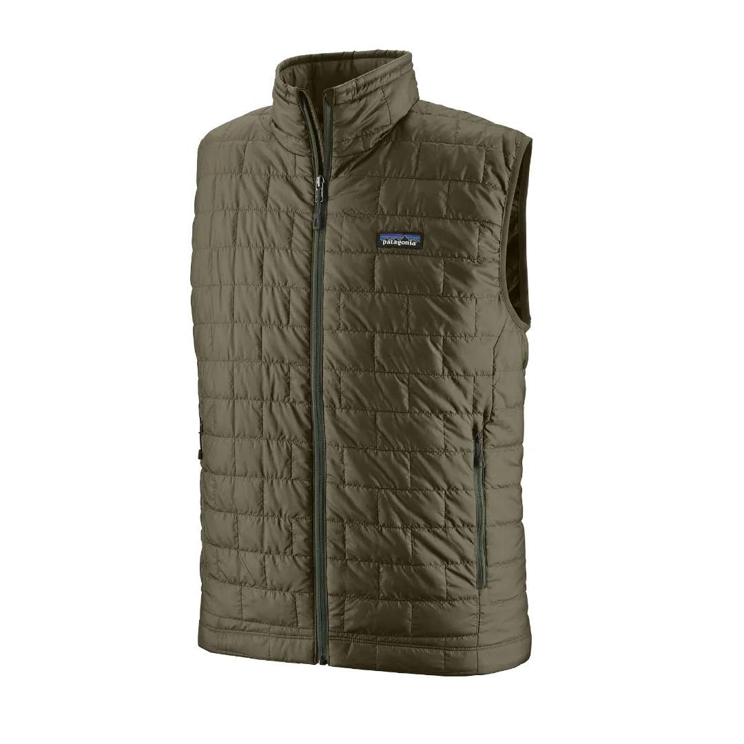 Patagonia Mens Nano Puff Vest BTGN (Basin Green w/Tent Green) XL - Veste