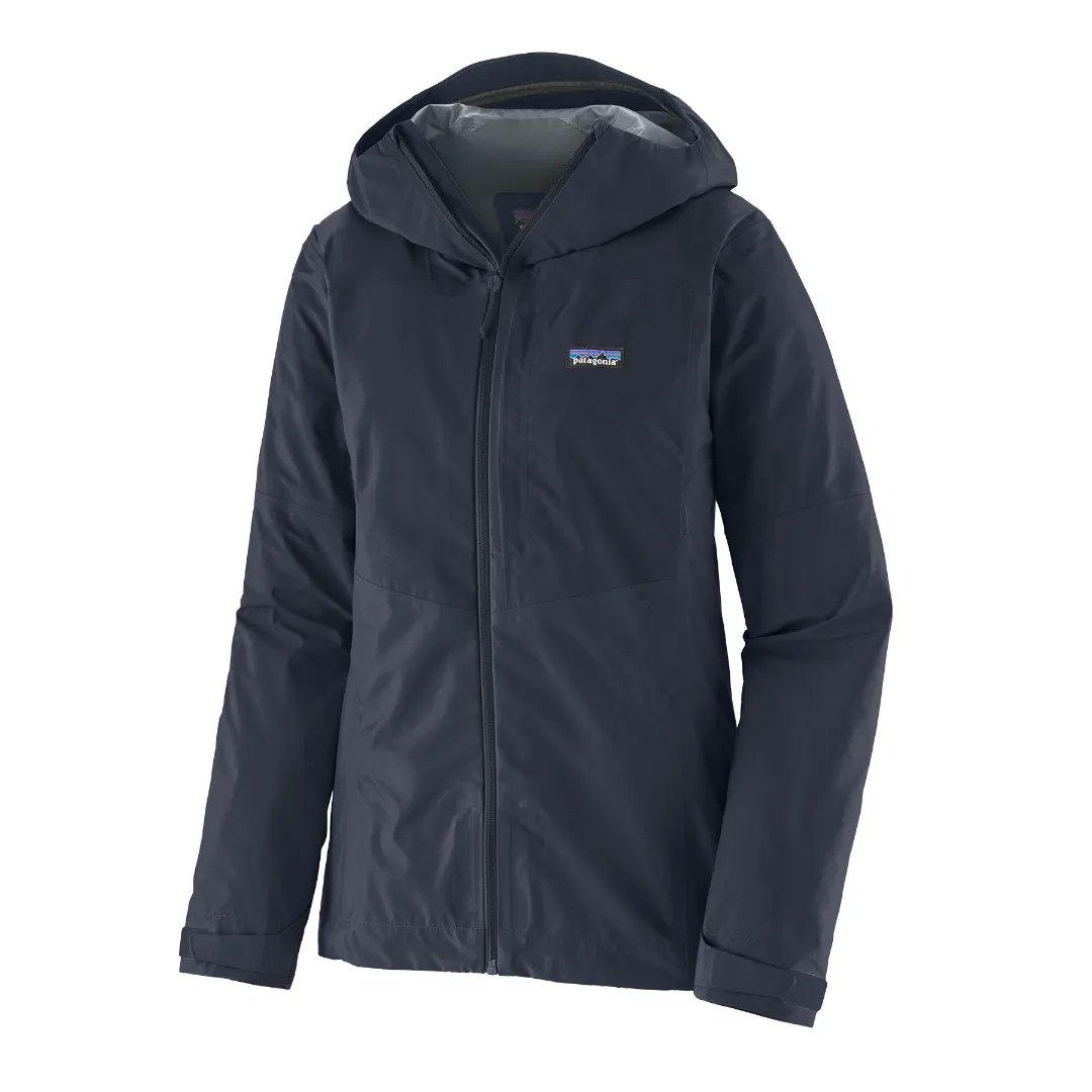 Patagonia W ́s Boulder Fork Rain Jacket SMDB (Smolder Blue) S - Vandtætte Jakker