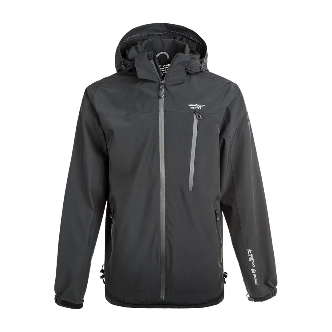Weather Report Delton Men's AWG Jacket W-PRO 15000 Black L - Regnjakker