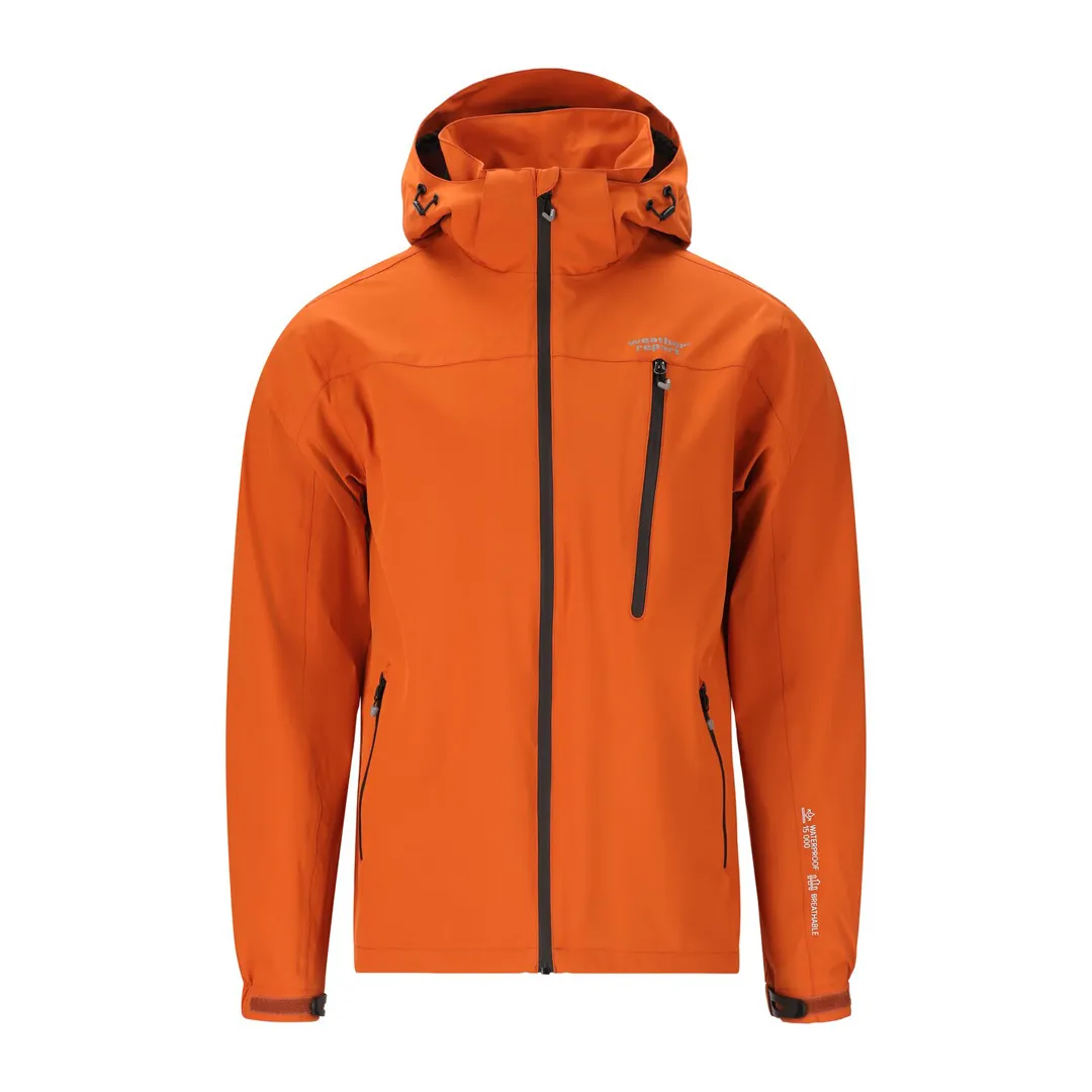 Weather Report Delton Men's AWG Jacket W-PRO 15000 Autumnal S - Regnjakker