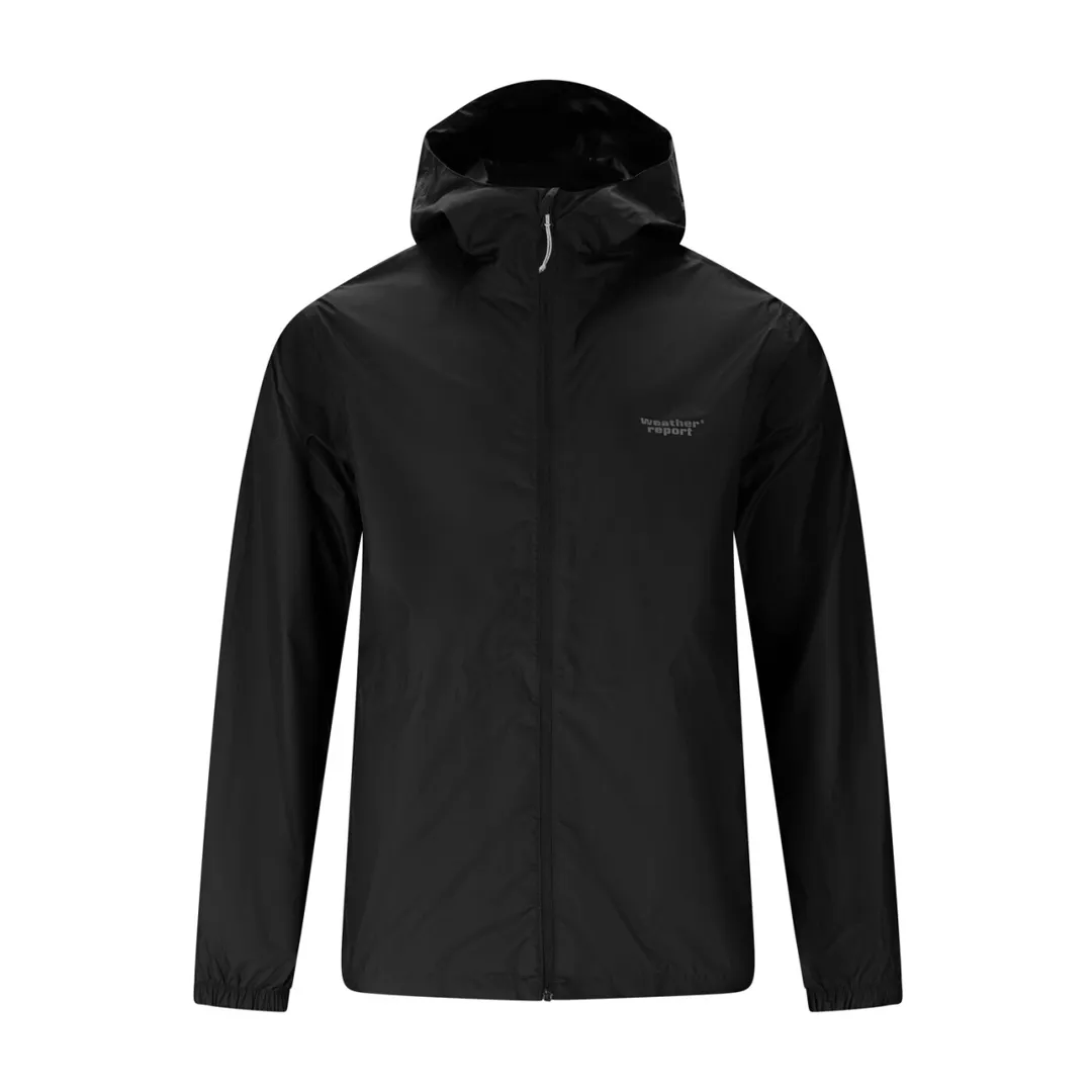 Weather Report Pack'way Men's Packable Jacket W-PRO 10000 Black XXL - Vandtætte Jakker