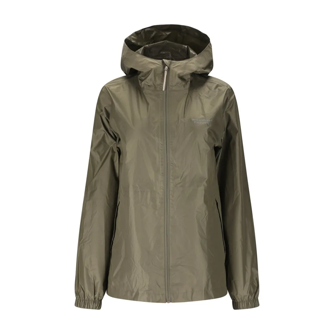 Weather Report Pack'way Women's Packable Jacket W-PRO 10000 Tea Leaf 36 - Vandtætte Jakker