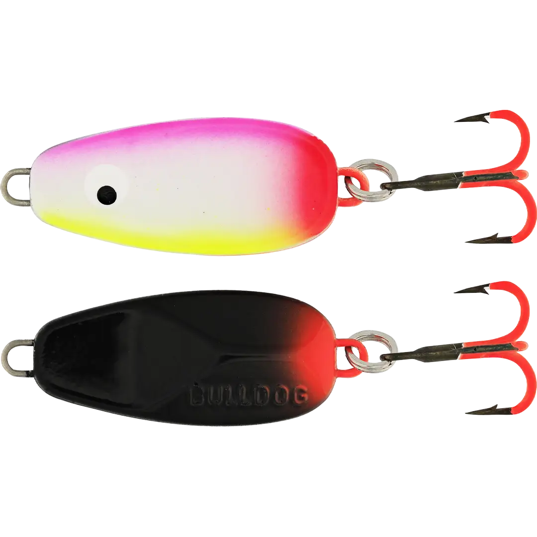 Westin Bulldog 2,5 Gram Yellow/Pink Glow - Mikroblink