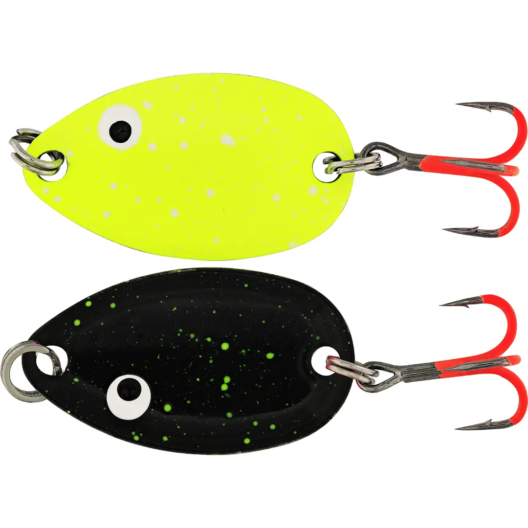 Westin Fidusen 2,8 Gram Black/Chartreuse Splat - Mikroblink