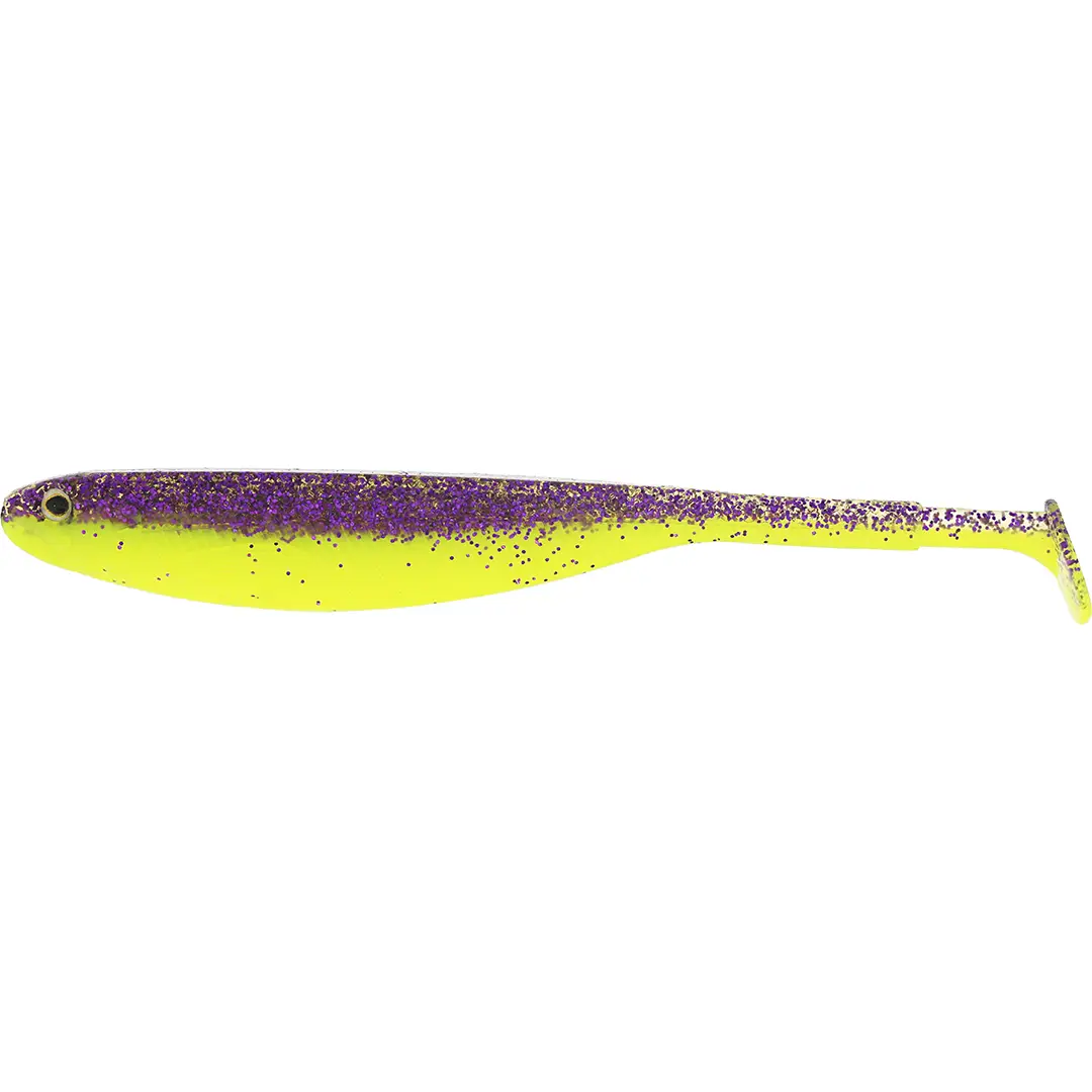 Westin ShadTeez Ultra 12cm Purple/Chartreuse - Aborre
