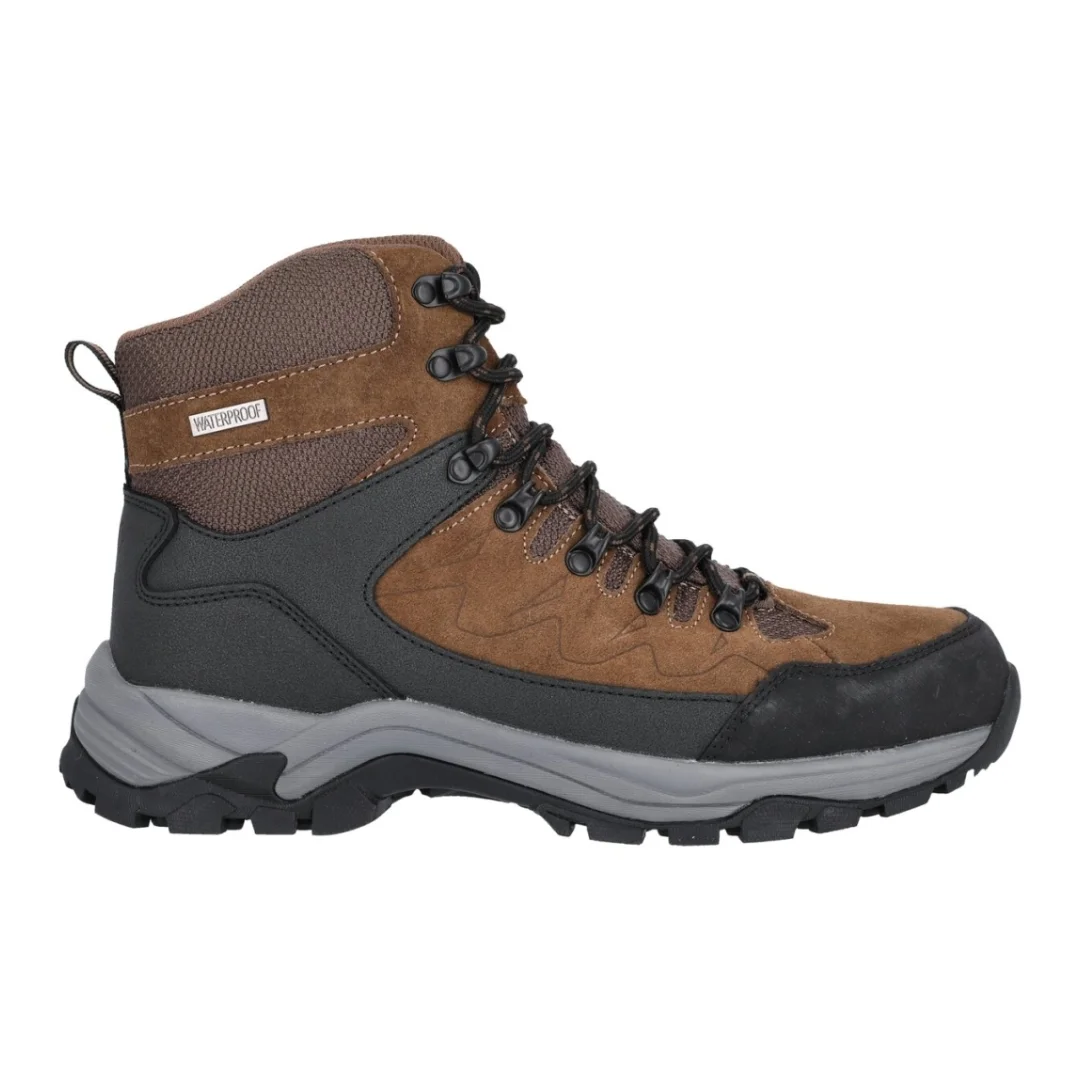 Whistler Detion Outdoor Leather Boot WP Unisex Støvle Pine Bark 42 - Vandrestøvler