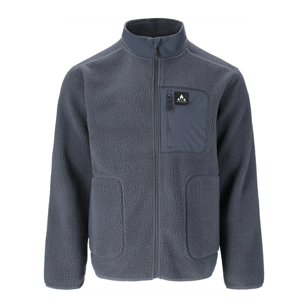 Whistler Felis Men's Teddy Jacket Ombre Blue S - Fleecetrøje