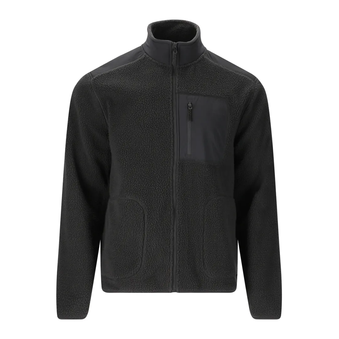 Whistler Felis Men's Teddy Jacket Phantom XXL - Fleecetrøje