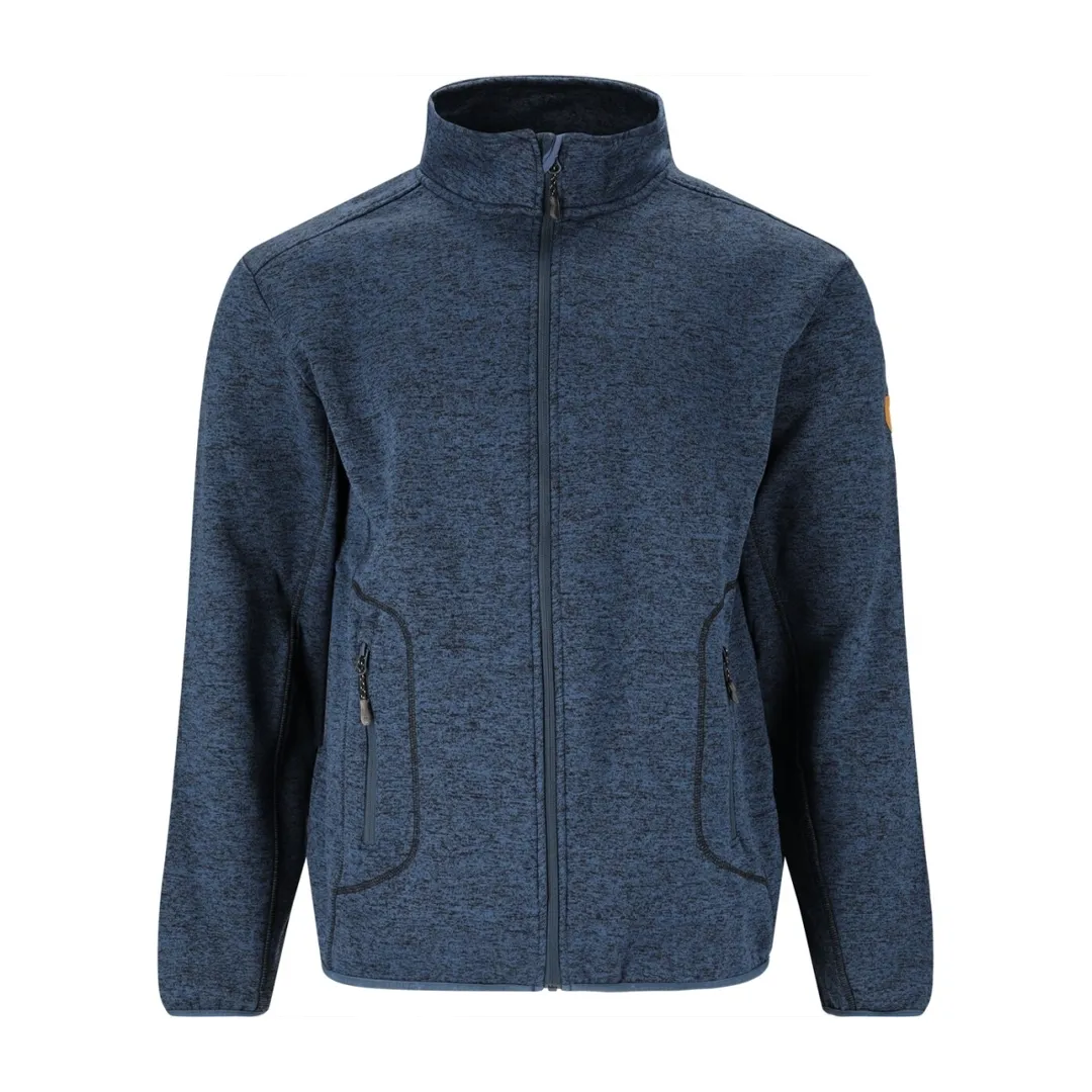 Whistler Sampton Men's Melange Fleece Jacket Dark Denim XL - Fleecetrøje