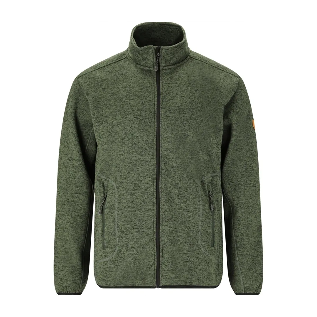 Whistler Sampton Men's Melange Fleece Jacket Deep Forest M - Fleecetrøje