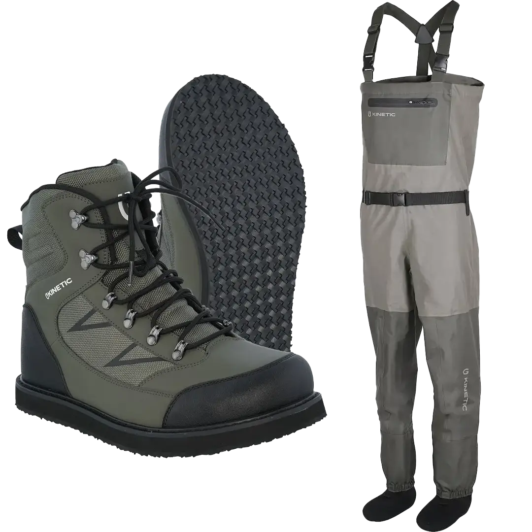 Kinetic X4 Åndbare Chest Waders Sæt - Waders Sæt
