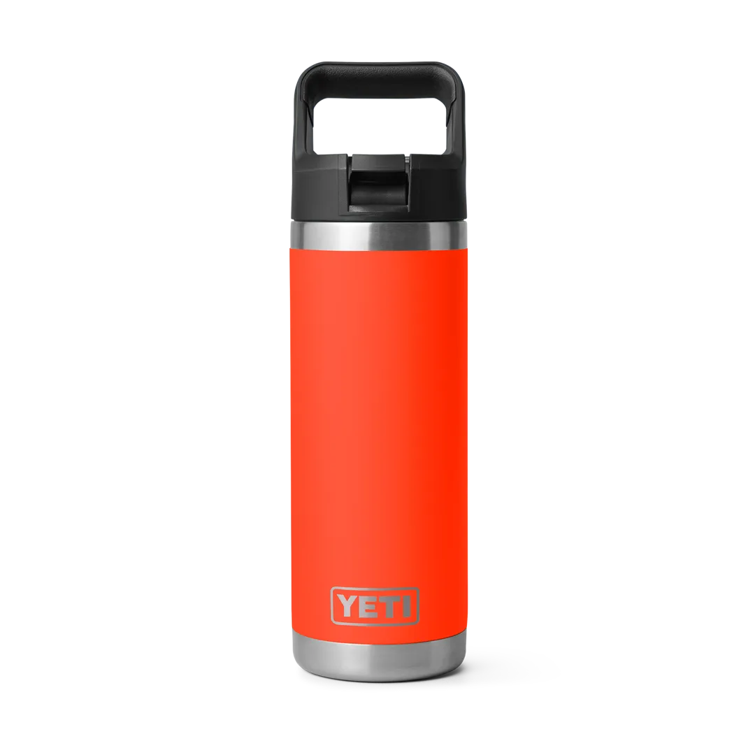 YETI Rambler 18 oz (532 ml) Straw Bottle Solar Flare - Drikkeflasker & Vandopbevaring