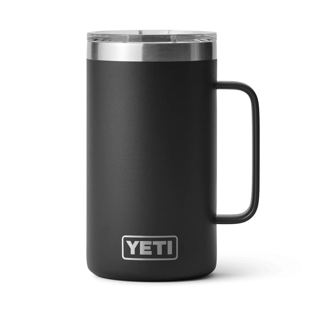 YETI Rambler 24 oz (709 ml) Mug Black - Termokander & -krus