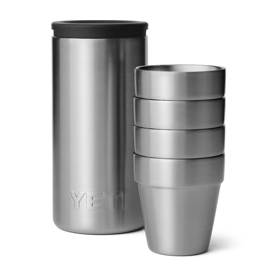 YETI Shot Glasses Inkl. Etui Stainless Steel - Termokander & -krus