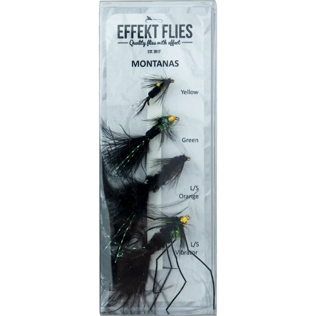 Effekt Flies Sortiment Montanas - Fyldte æsker