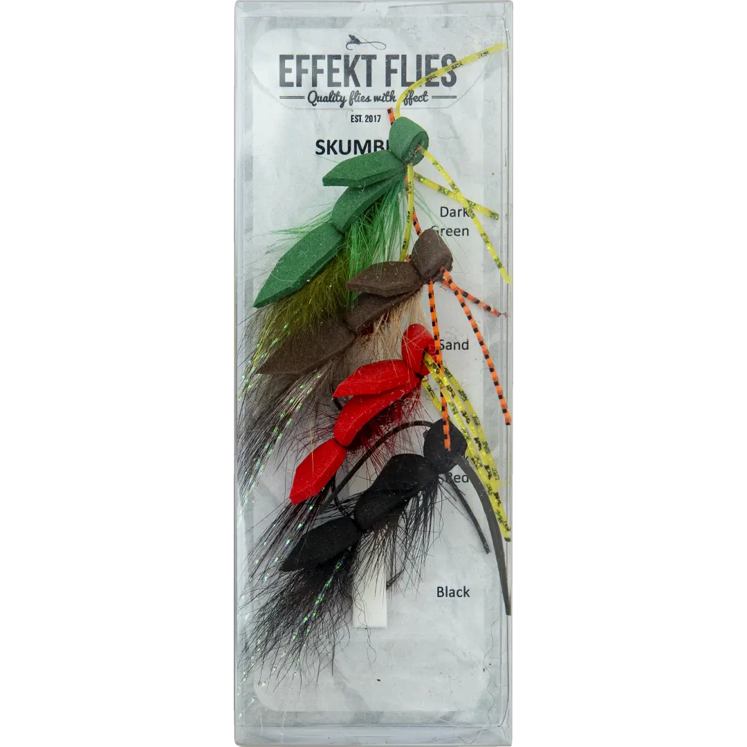 Effekt Flies Sortiment Skumbille - Fyldte æsker